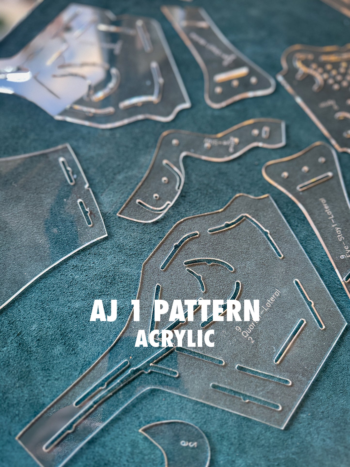 AIR JORDAN HIGH 1 Acrylic pattern for bespoke sneakers