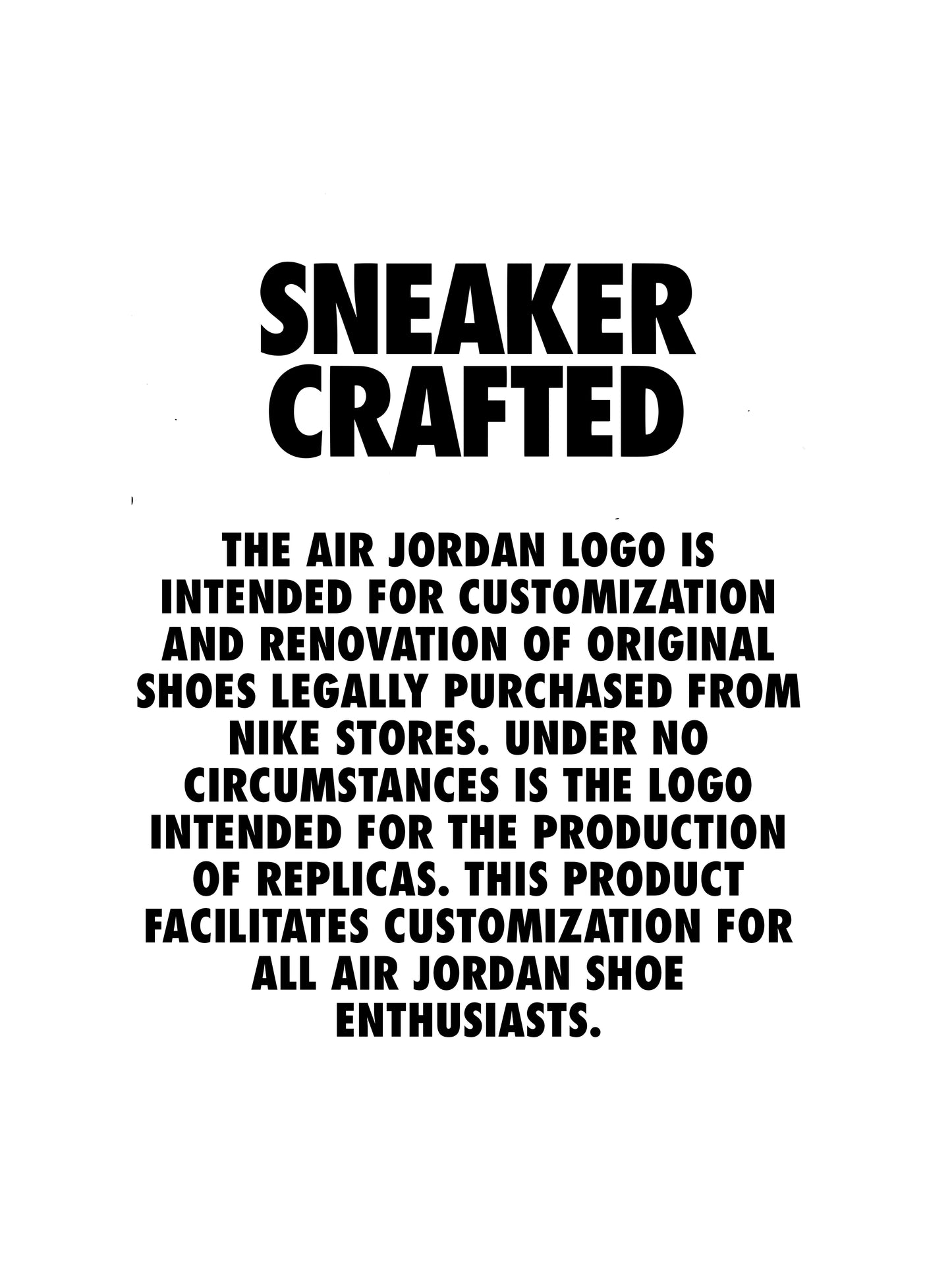 Air jordan Logo thermal tranfer