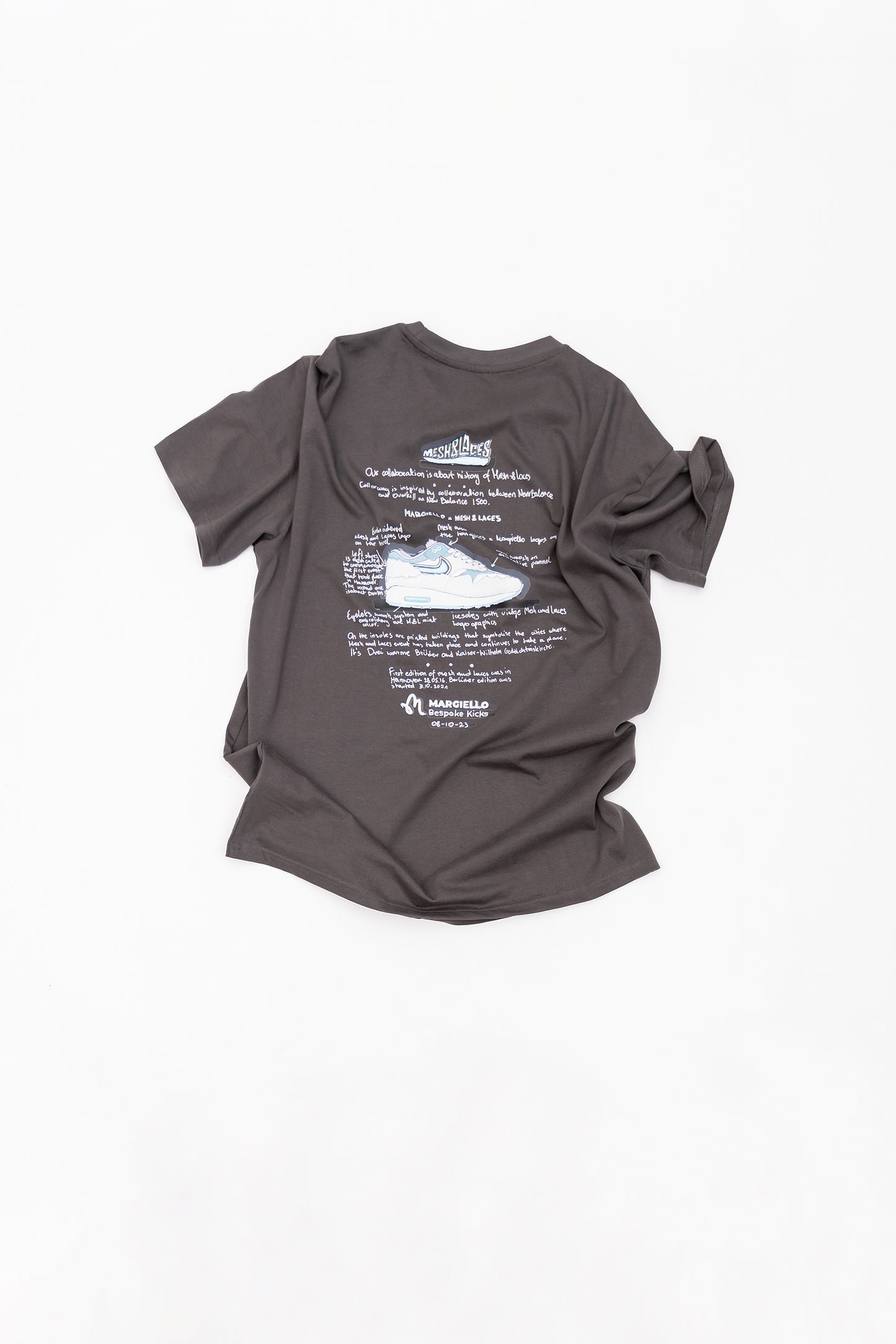 Mesh and Laces x Margiello AM1 concept tees Black