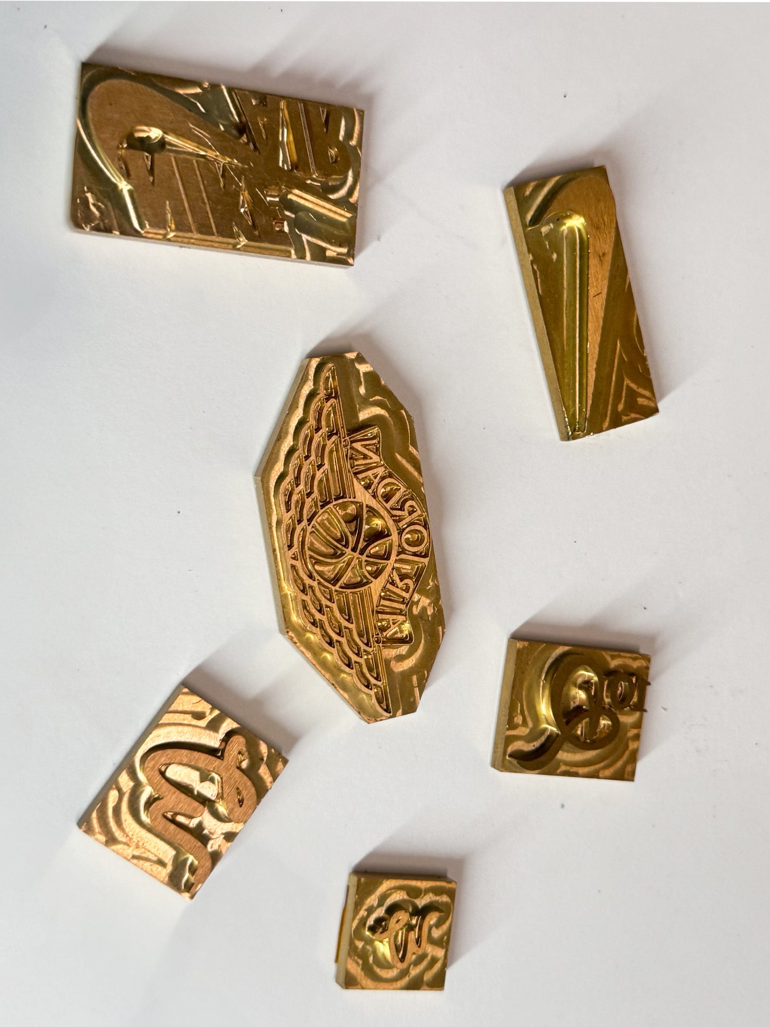 Brass stamps