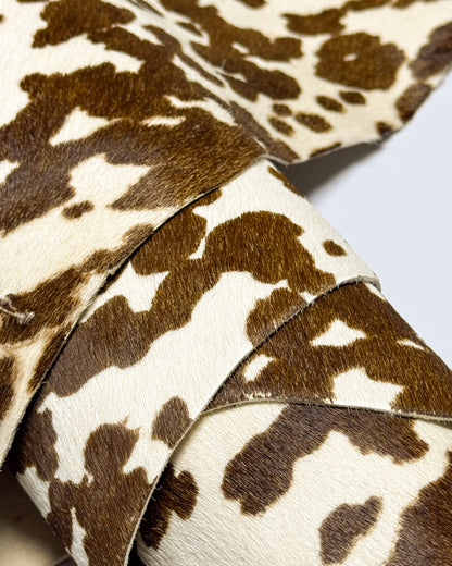 Pony hair leather-cow type