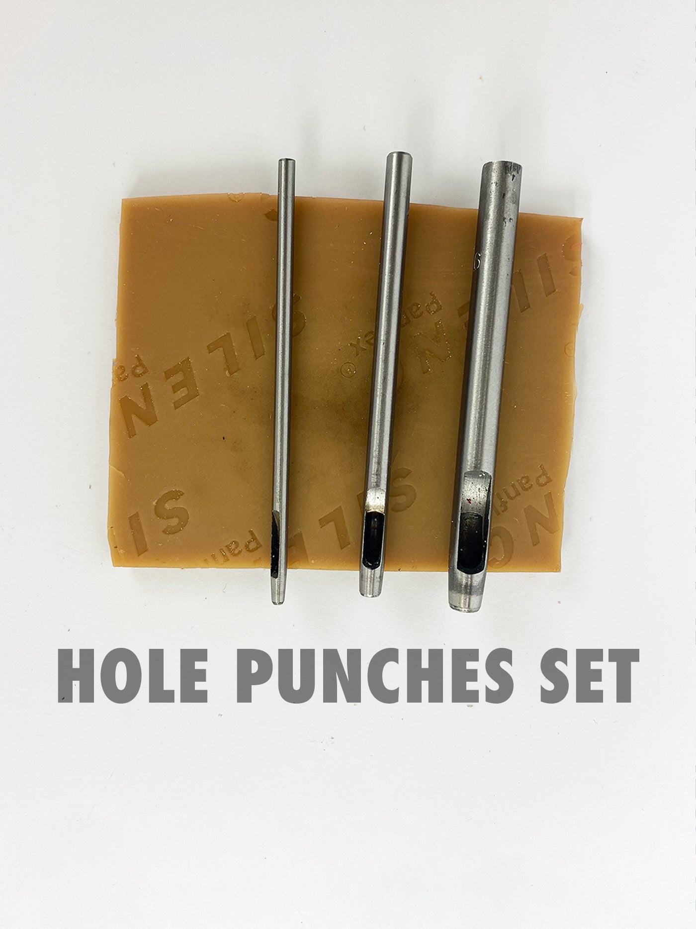 Hole punches set for eyelets, decorative holes, eyestatys