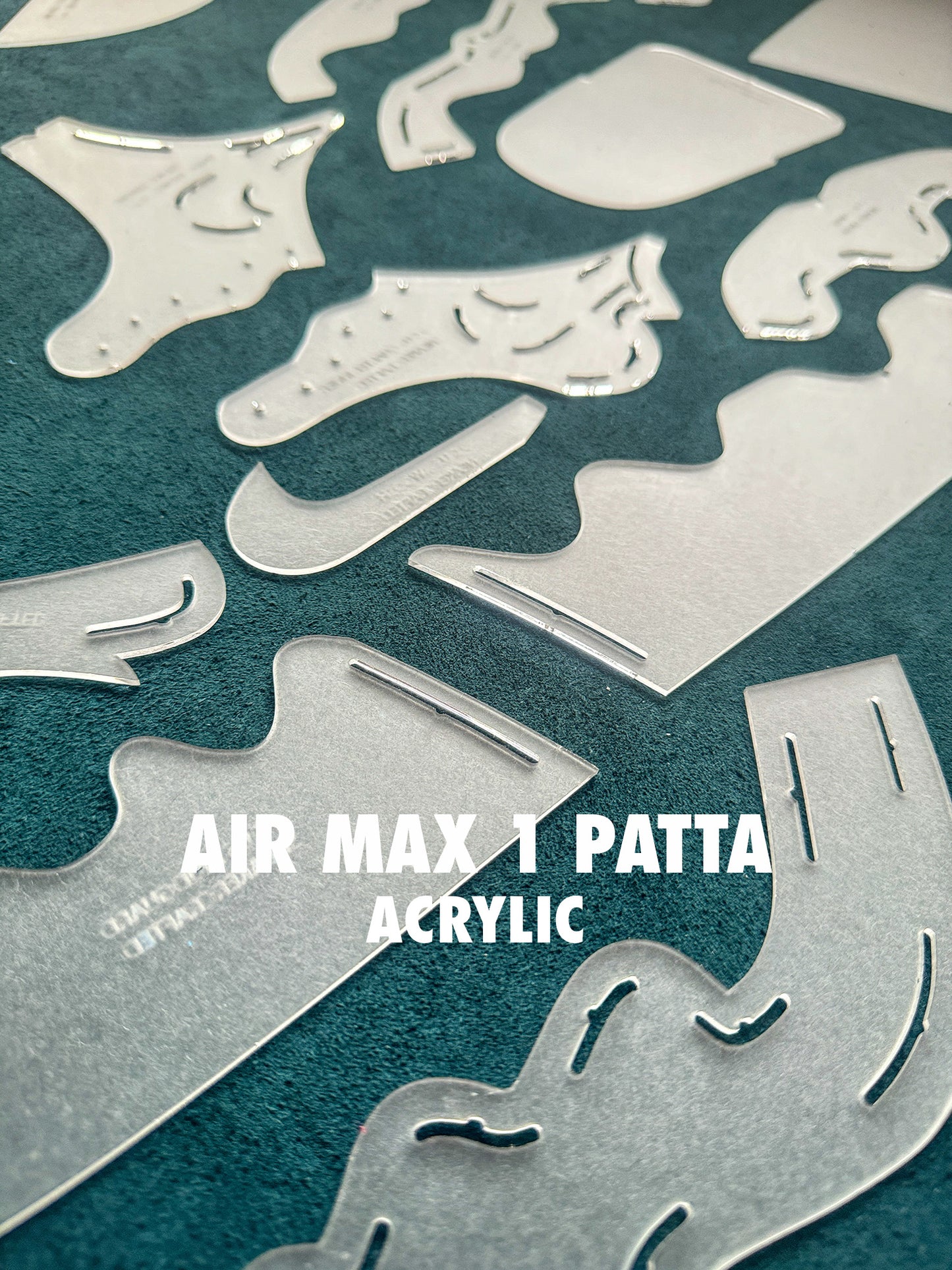 AIR MAX 1 PATTA Acrylic pattern  for bespoke sneakers