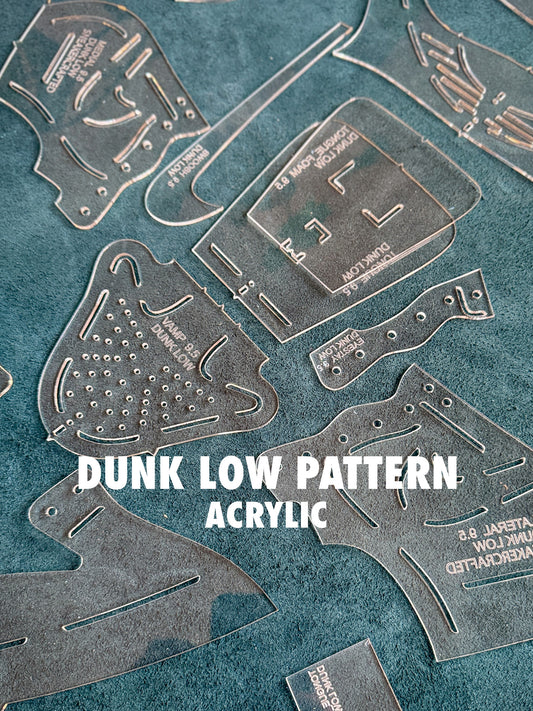 DUNK LOW  Acrylic pattern  for bespoke sneakers