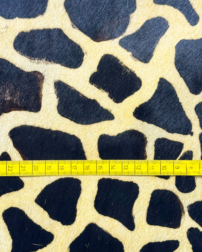 Pony hair leather-giraffe type