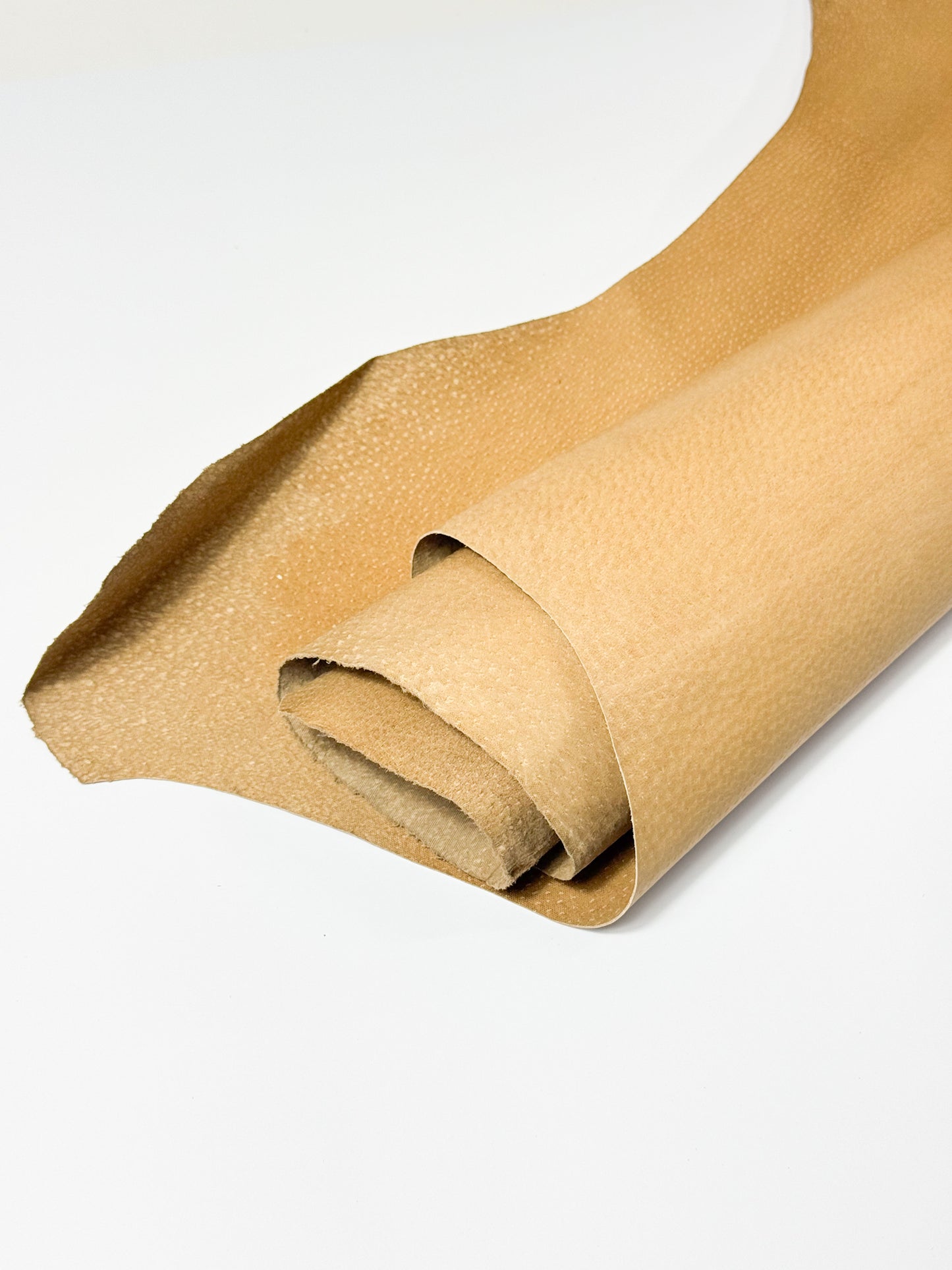 Waxed pig split leather for backing