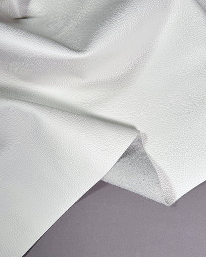 White grain Italian leather