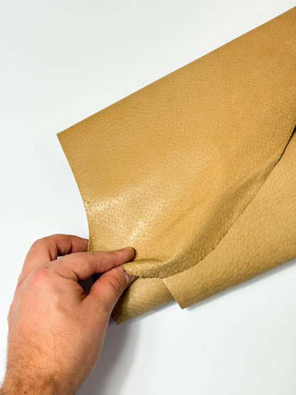 Waxed pig split leather for backing