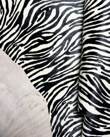 Pony hair leather-Zebra type
