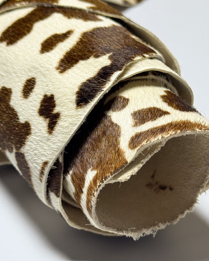 Pony hair leather-cow type