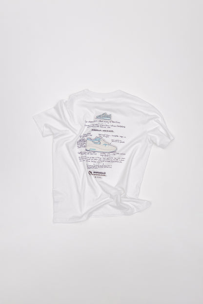 Mesh and Laces x Margiello AM1 concept tees white