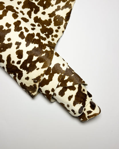 Pony hair leather-cow type