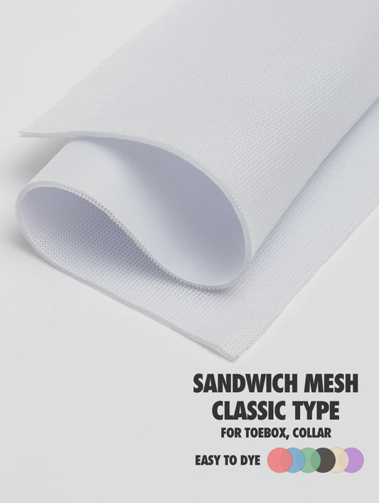 WHITE SANDWICH MESH CLASSIC