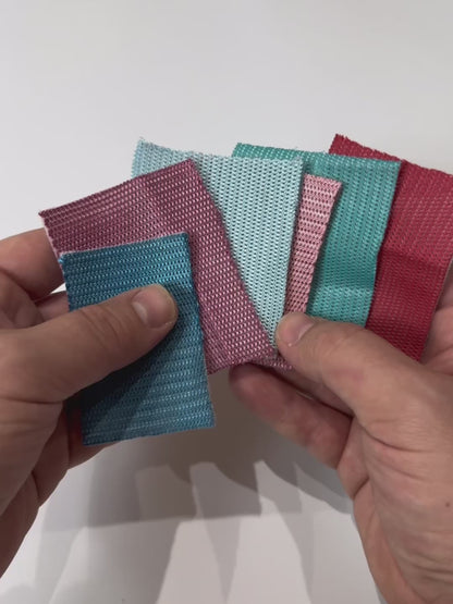 WHITE SANDWICH MESH AM1 PATTA WAVE TYPE