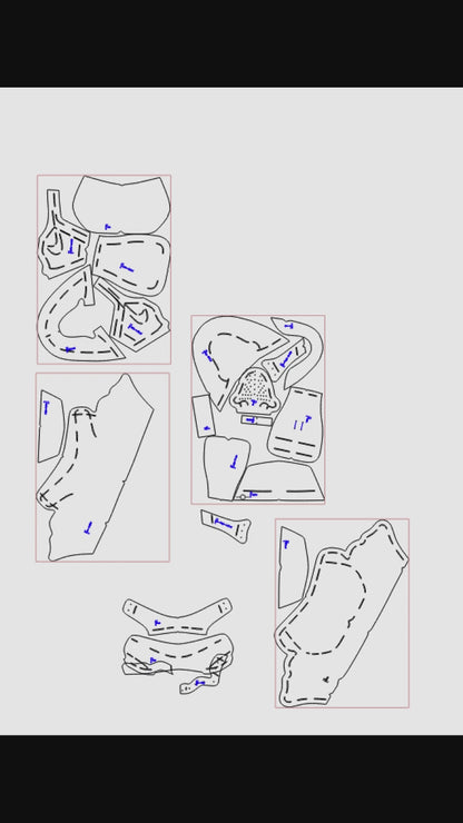 AIR JORDAN 1  digital pattern  PDF, DXF, SVG files