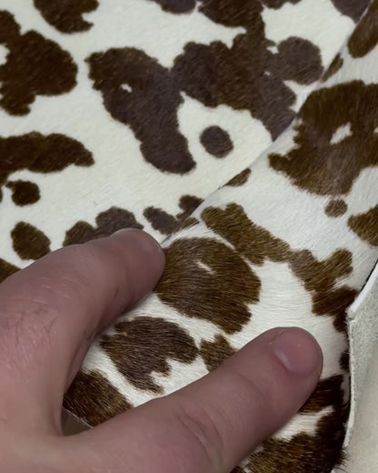 Pony hair leather-cow type